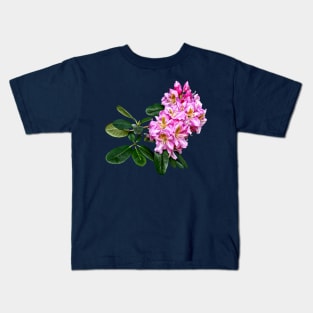 Pale Pink Rhododendron Kids T-Shirt